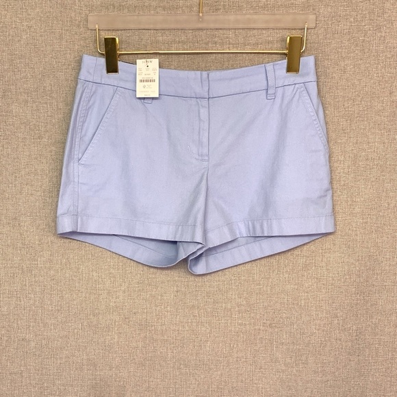J. Crew Pants - J CREW Brand New 3 ½” Women’s Chino Shorts — size 4 — Pale Chambray Blue NWT